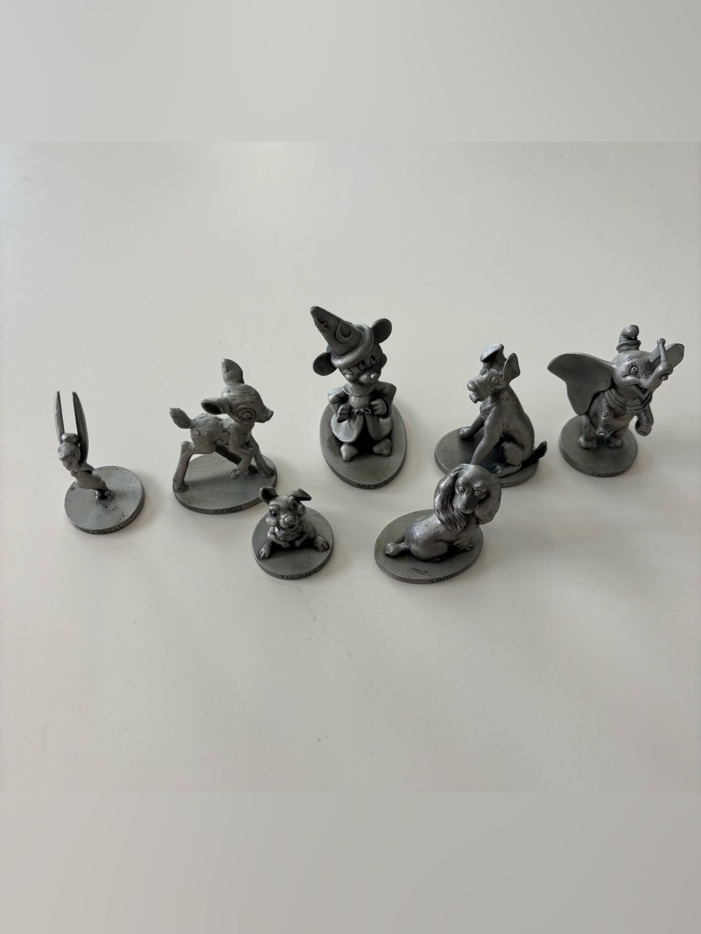 Walt Disney Productions Fine Pewter Figurines 7